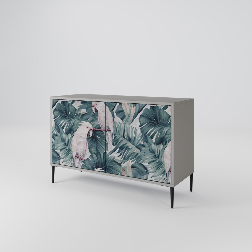 POPINJAY LOOK Sideboard mit 2 Türen in Grau