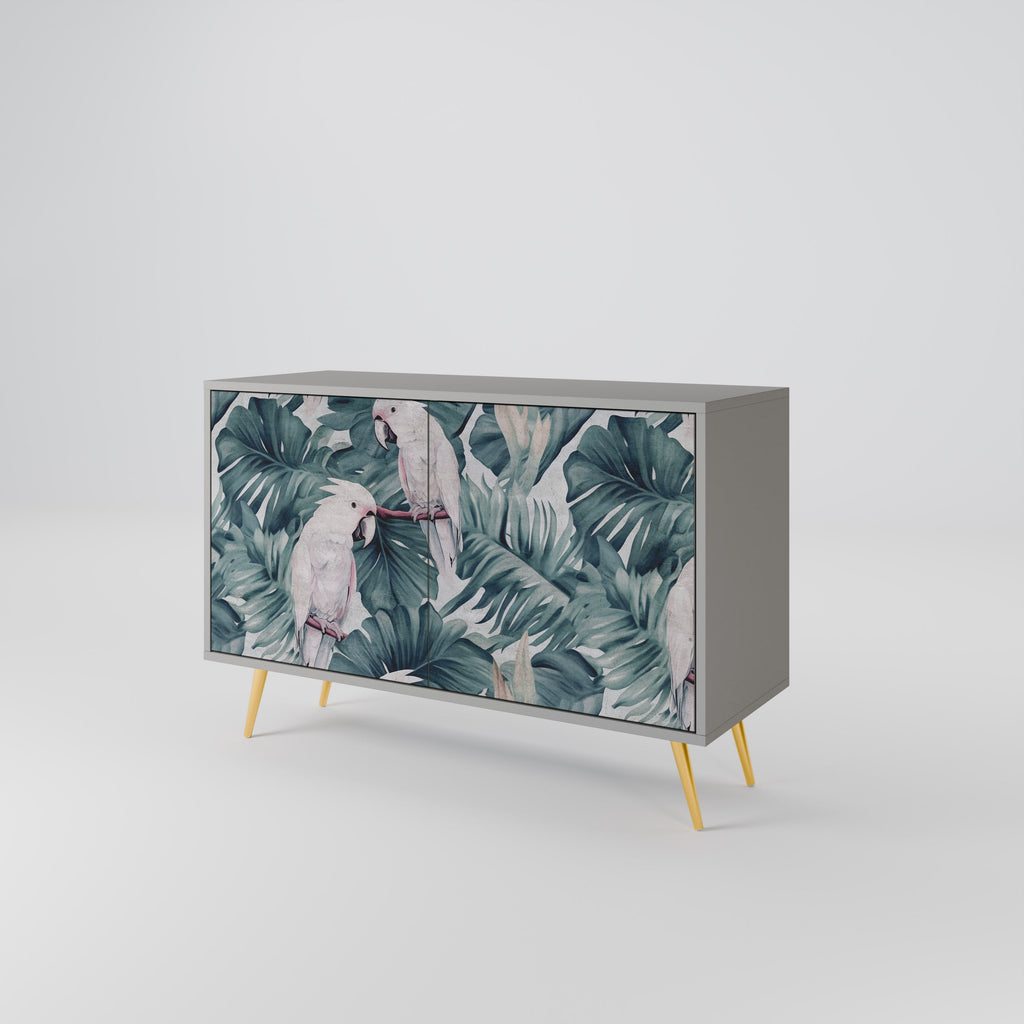 POPINJAY LOOK Sideboard mit 2 Türen in Grau