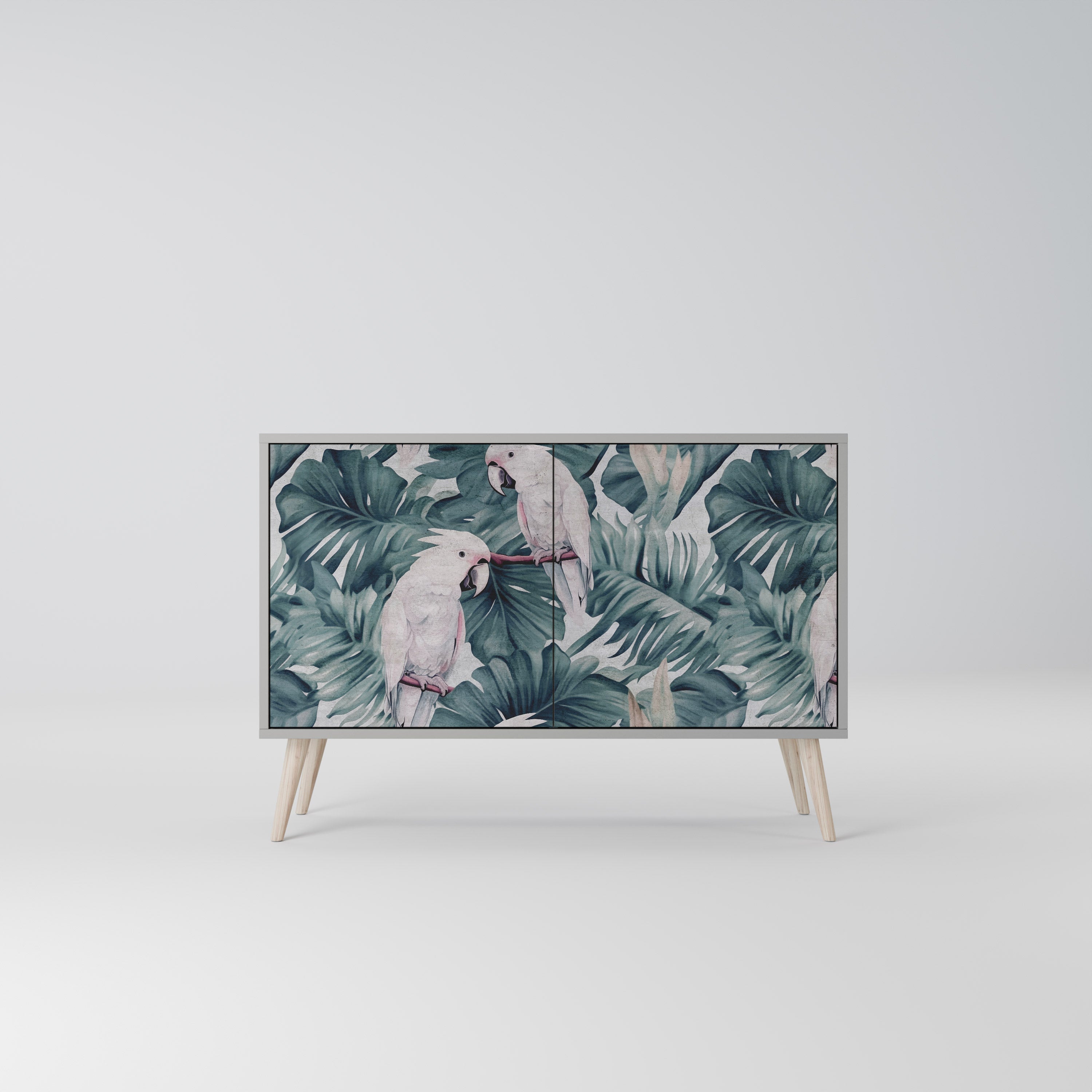 POPINJAY LOOK Sideboard mit 2 Türen in Grau