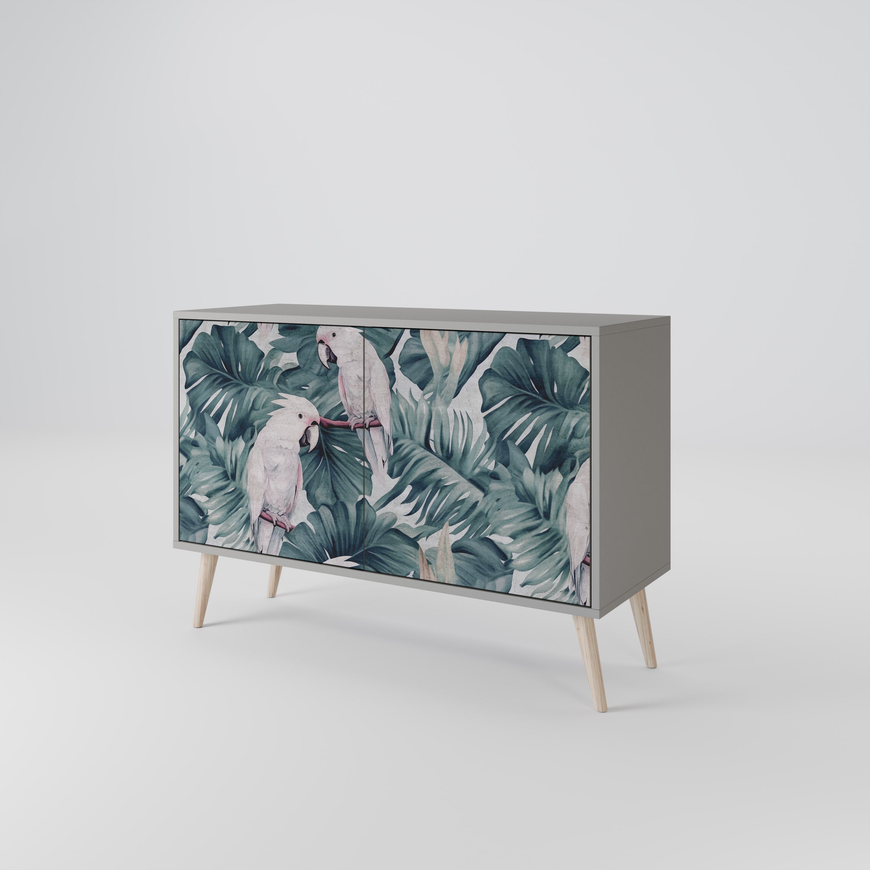 POPINJAY LOOK Sideboard mit 2 Türen in Grau