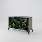 SUCCULENT JUNGLE Sideboard mit 2 Türen in Grau