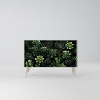 SUCCULENT JUNGLE Sideboard mit 2 Türen in Grau