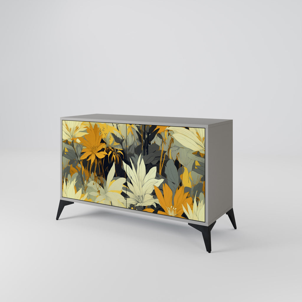 SUNKISSED LILY Sideboard mit 2 Türen in Grau