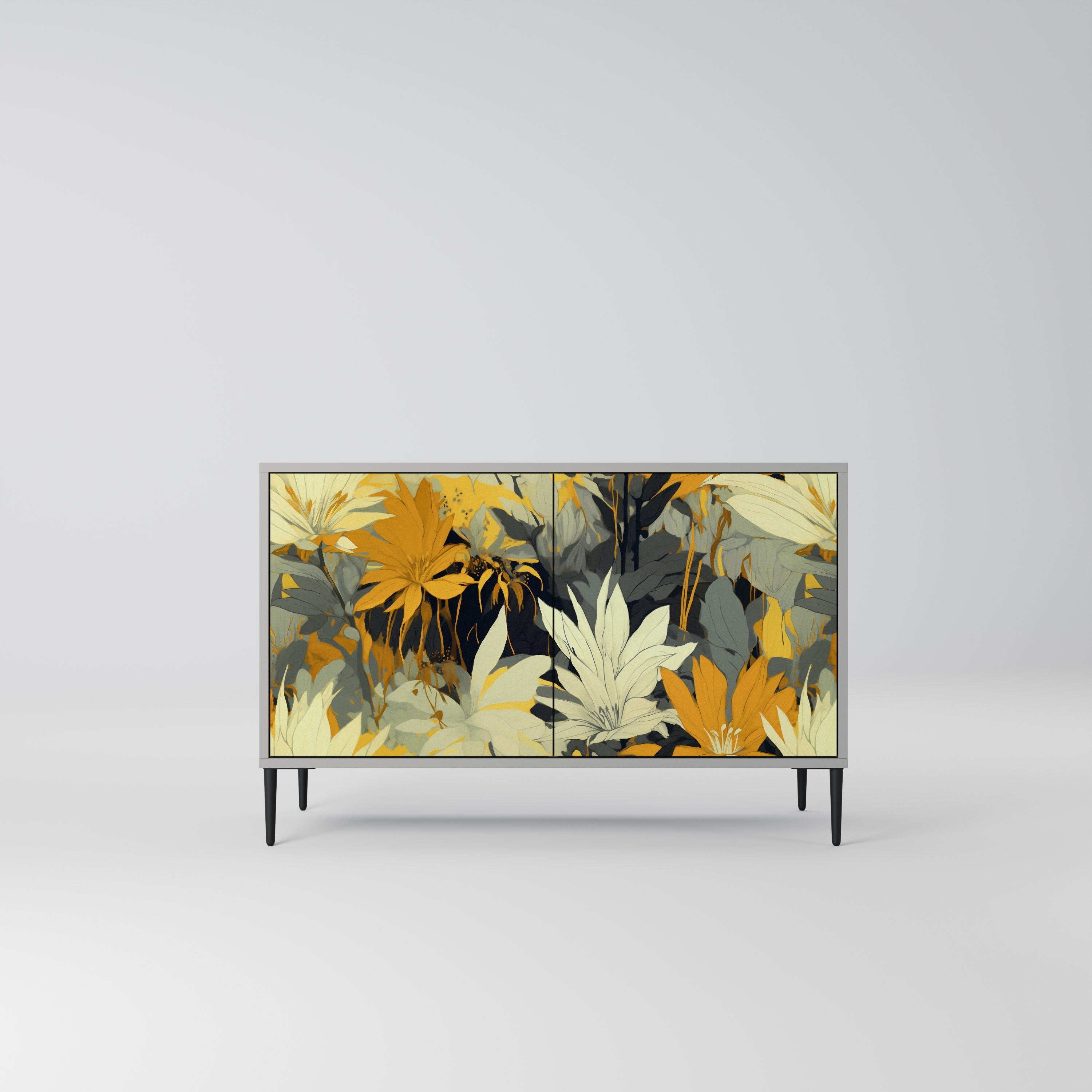 SUNKISSED LILY Sideboard mit 2 Türen in Grau