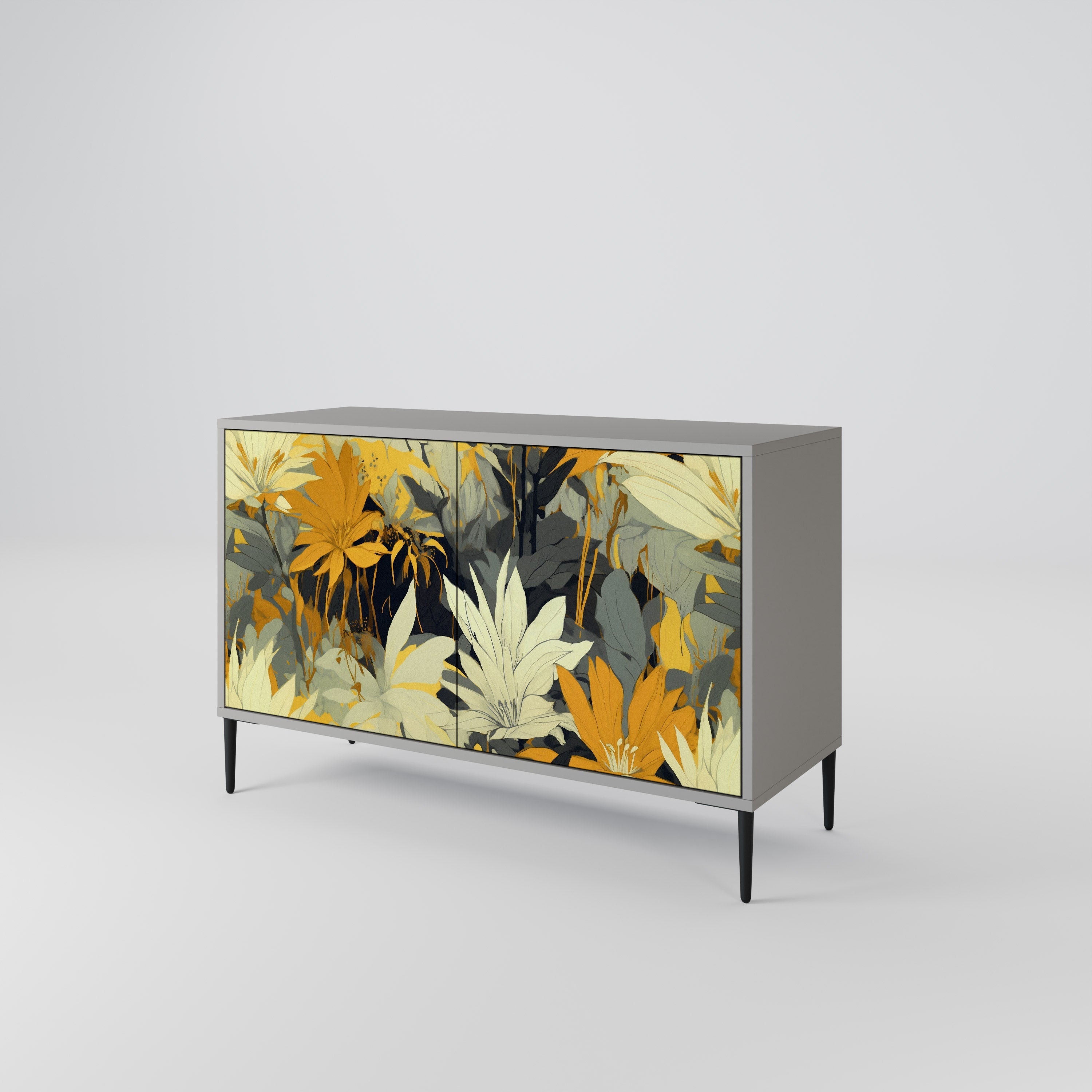 SUNKISSED LILY Sideboard mit 2 Türen in Grau