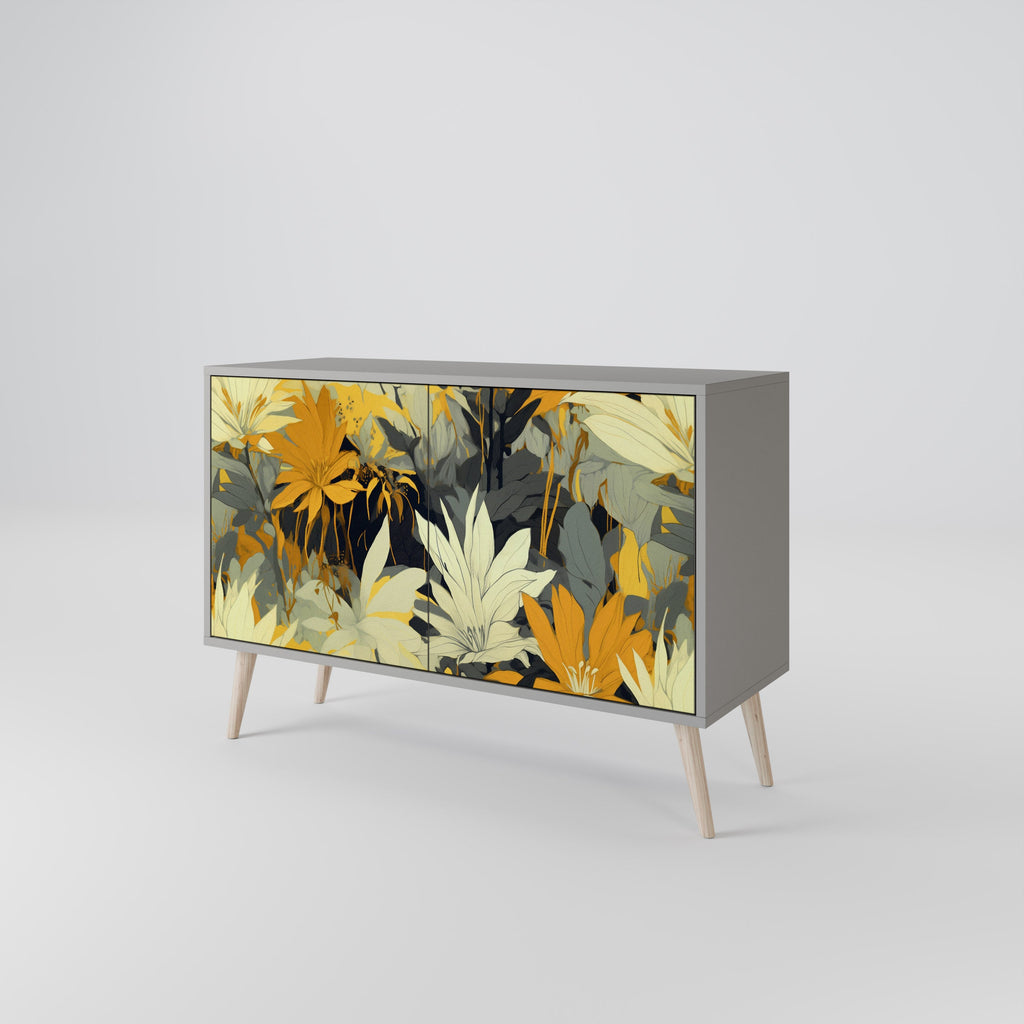 SUNKISSED LILY Sideboard mit 2 Türen in Grau