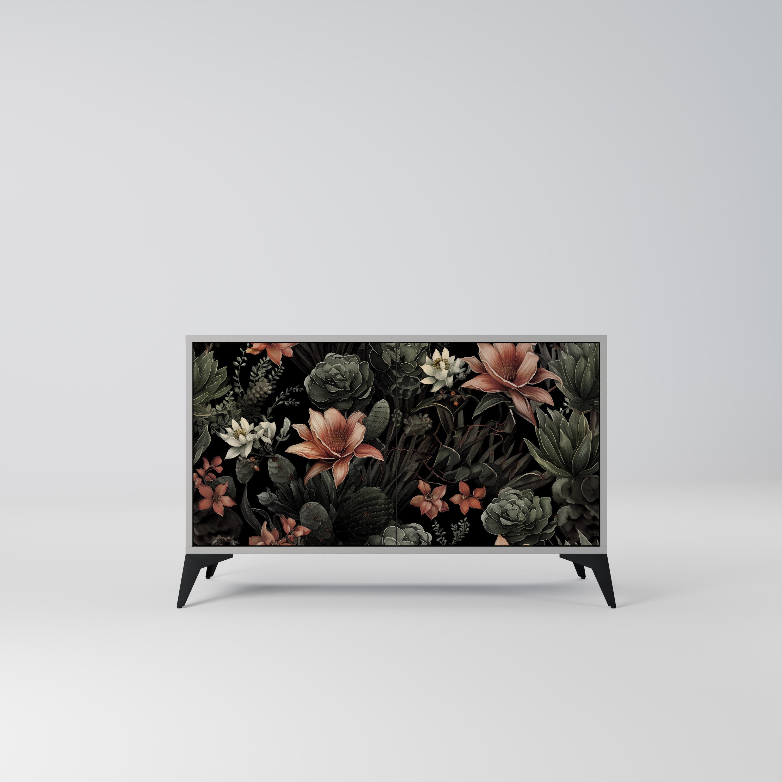 SECRET VERDURE Sideboard mit 2 Türen in Grau