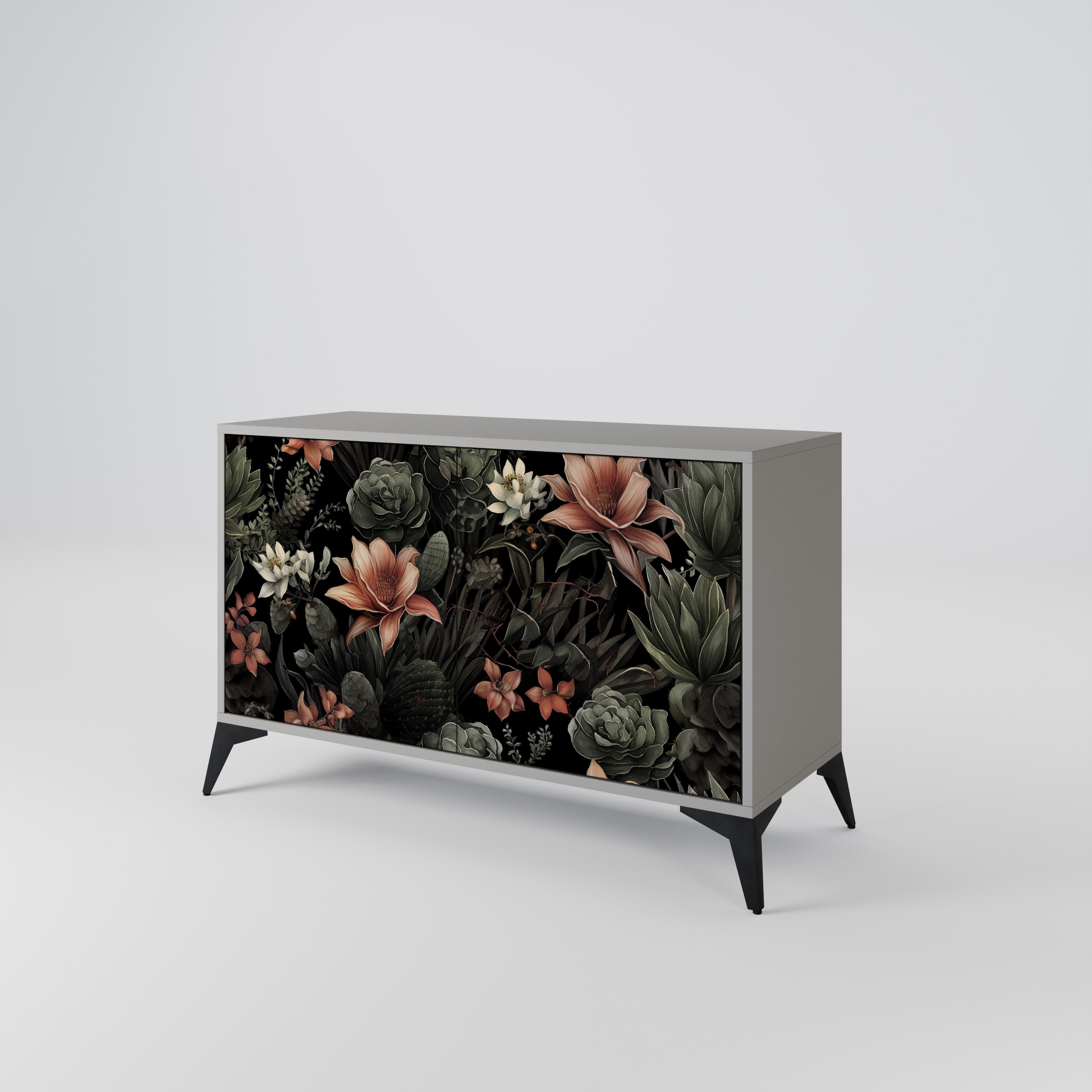 SECRET VERDURE Sideboard mit 2 Türen in Grau