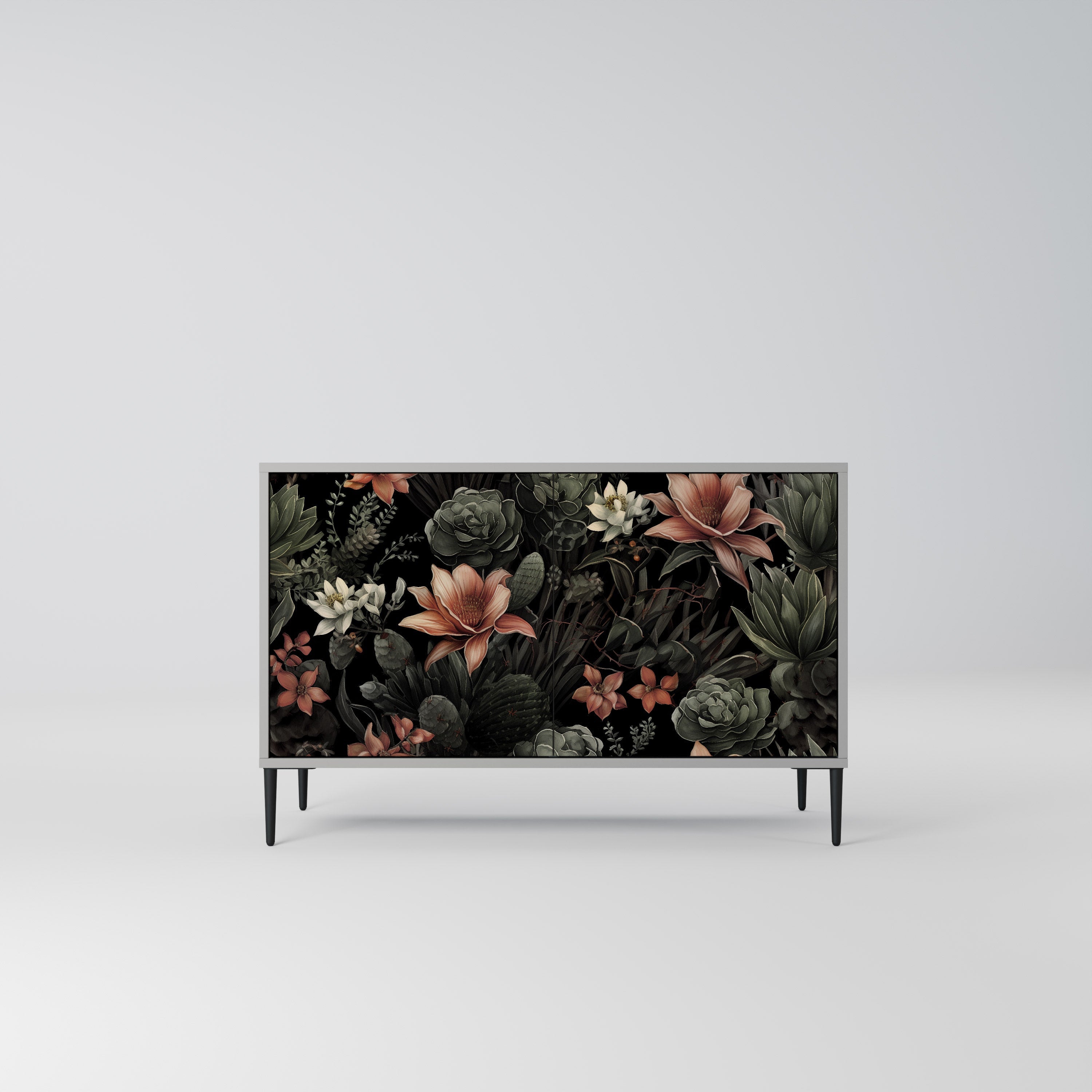 SECRET VERDURE Sideboard mit 2 Türen in Grau