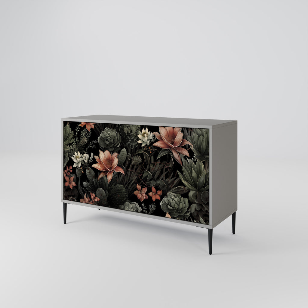 SECRET VERDURE Sideboard mit 2 Türen in Grau