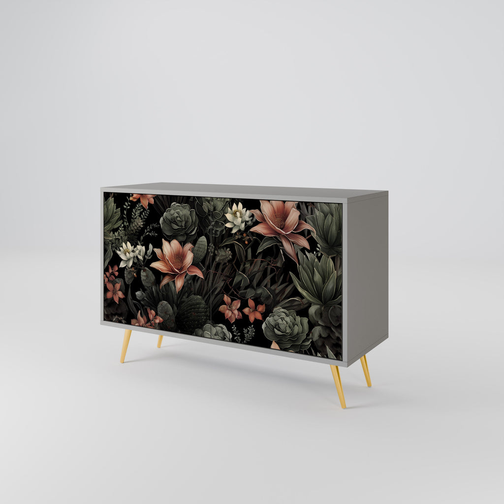 SECRET VERDURE Sideboard mit 2 Türen in Grau