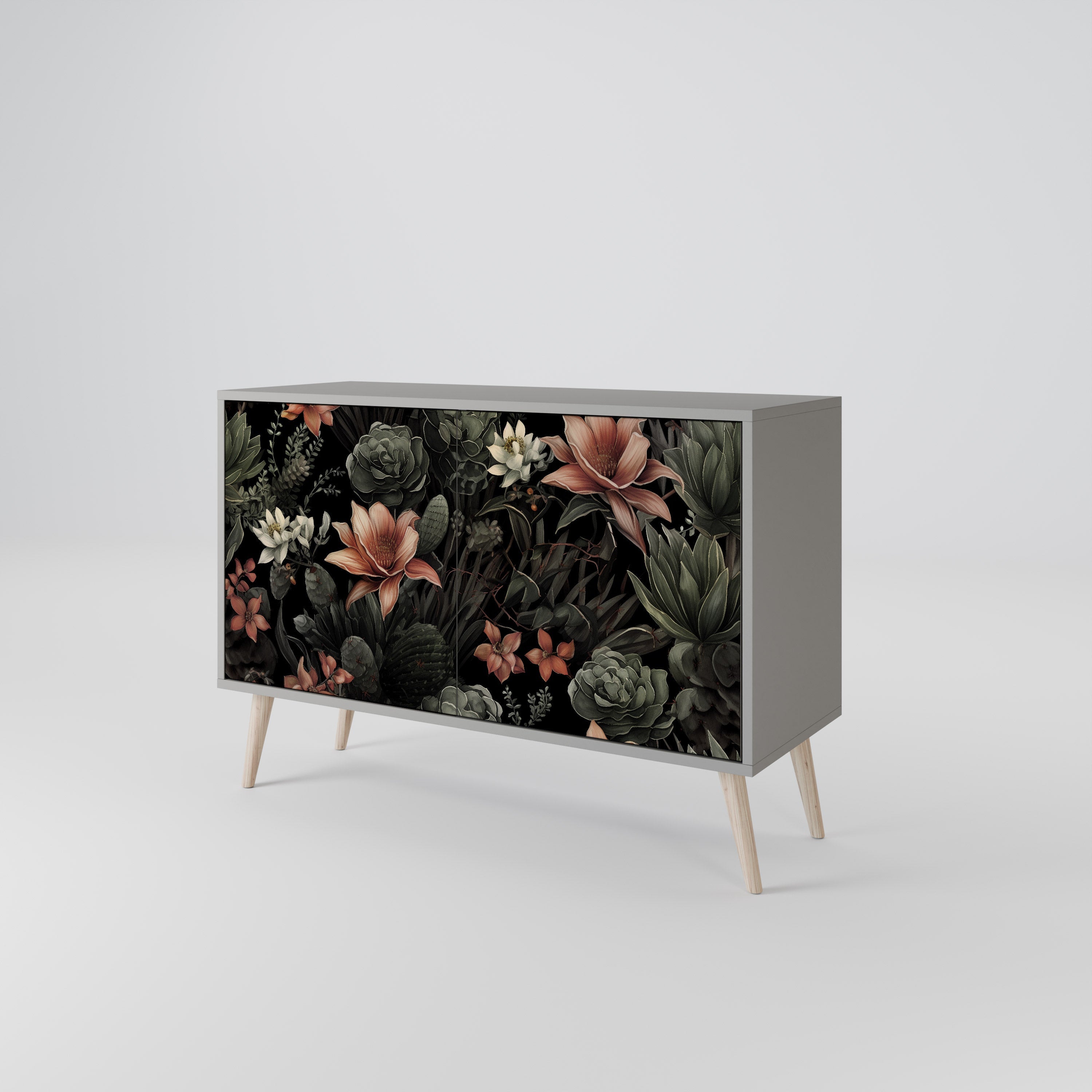 SECRET VERDURE Sideboard mit 2 Türen in Grau