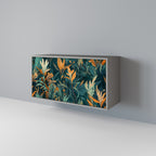FLORAL SERENITY Sideboard mit 2 Türen in Grau