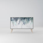 PALM VEIL Sideboard mit 2 Türen in Grau