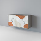 TRANQUIL TWIG Sideboard mit 2 Türen in Grau