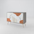 TRANQUIL TWIG Sideboard mit 2 Türen in Grau