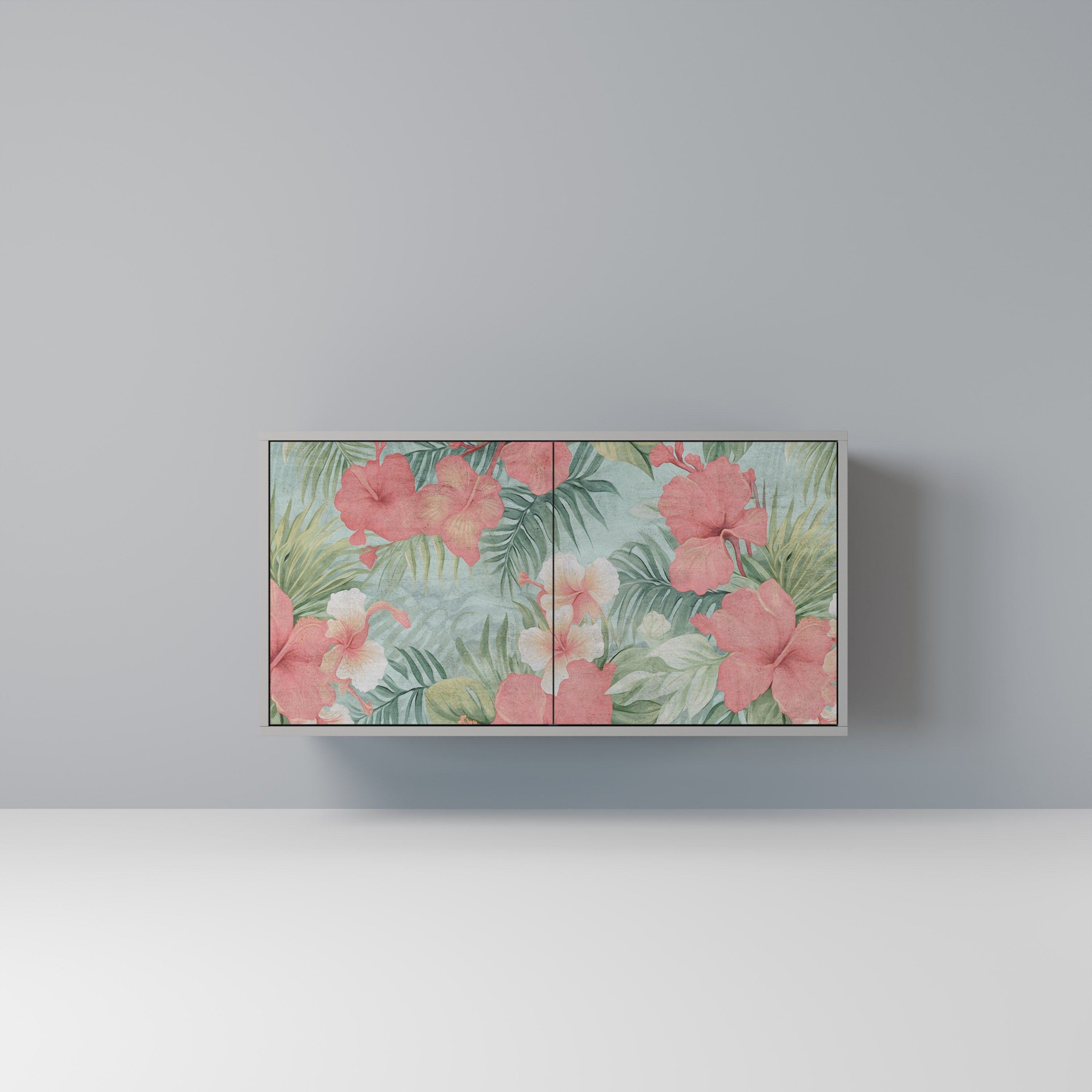 HAWAIIAN SPIRIT Sideboard mit 2 Türen in Grau