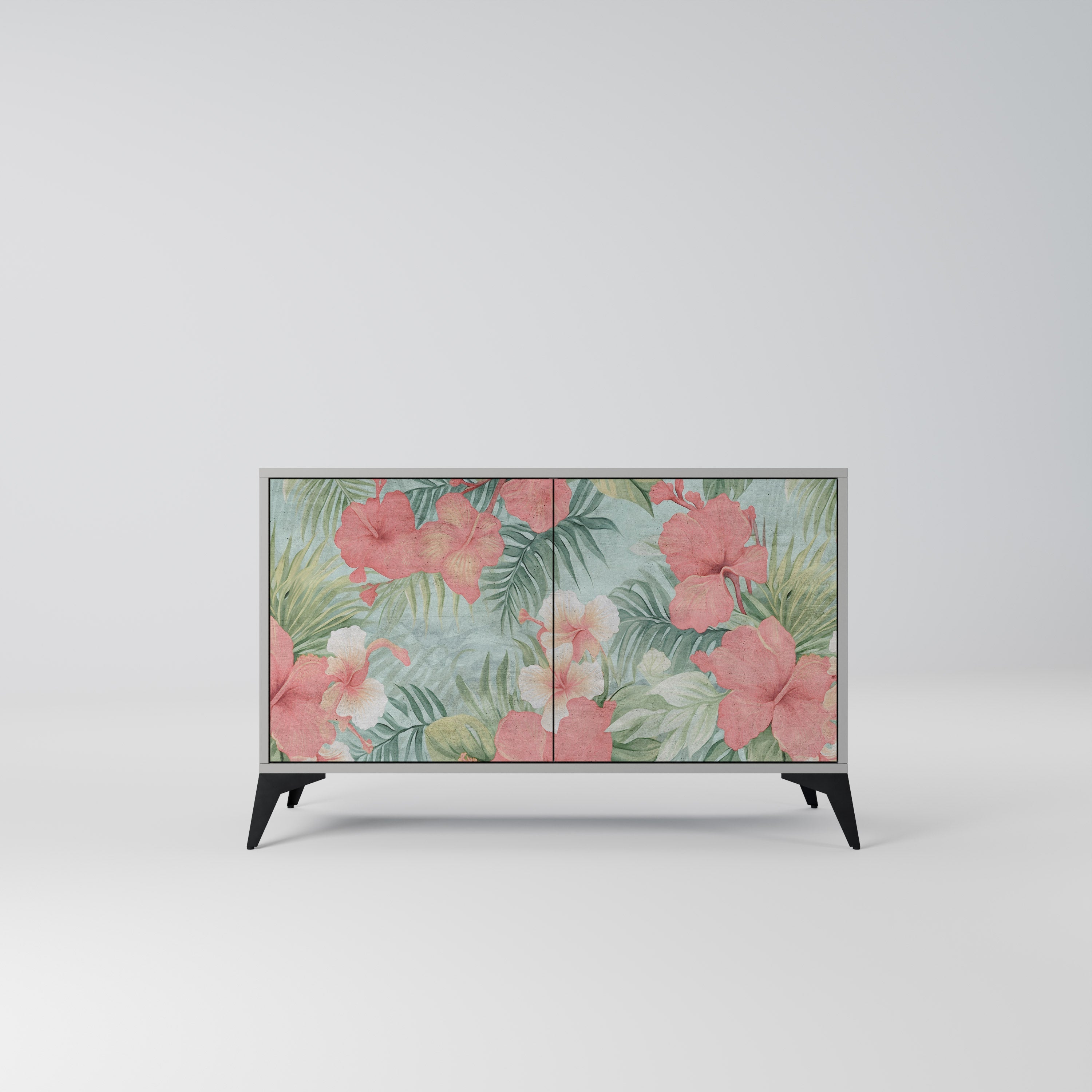 HAWAIIAN SPIRIT Sideboard mit 2 Türen in Grau