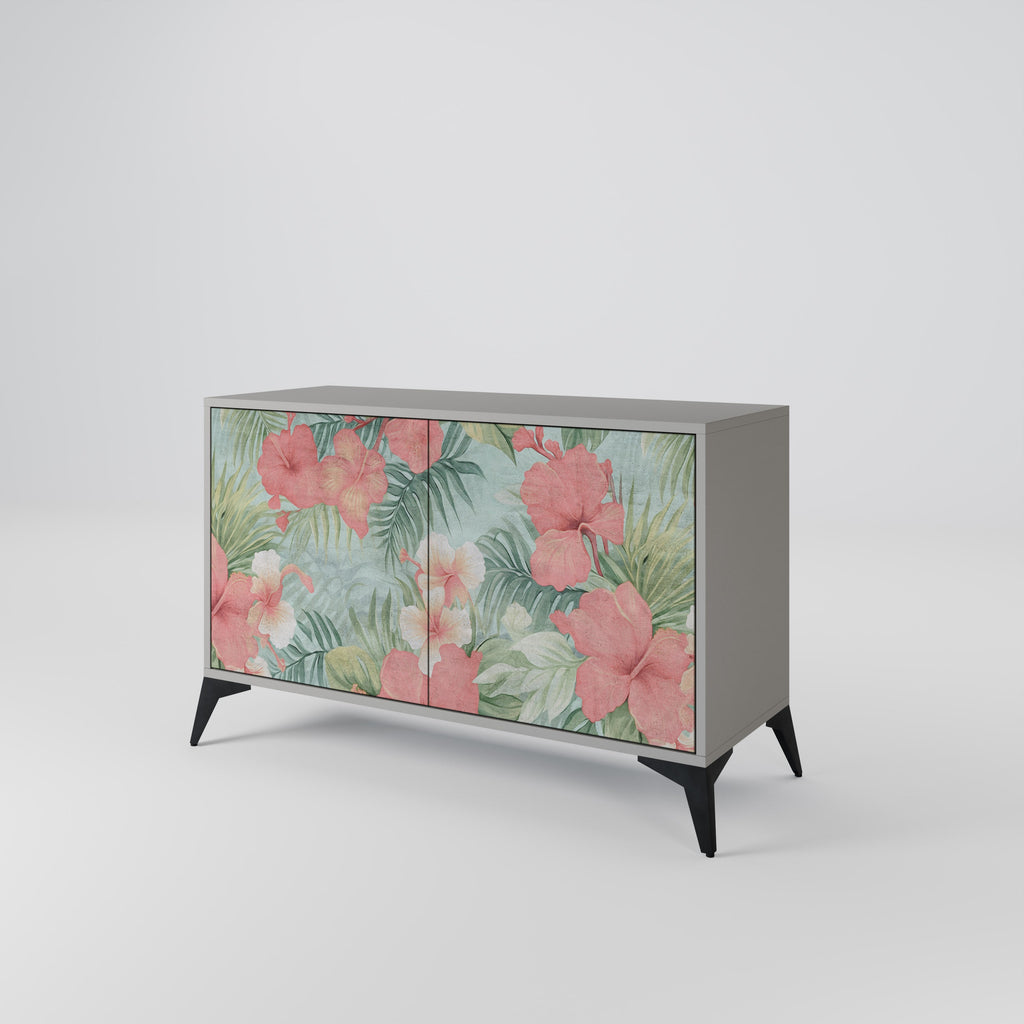 HAWAIIAN SPIRIT Sideboard mit 2 Türen in Grau