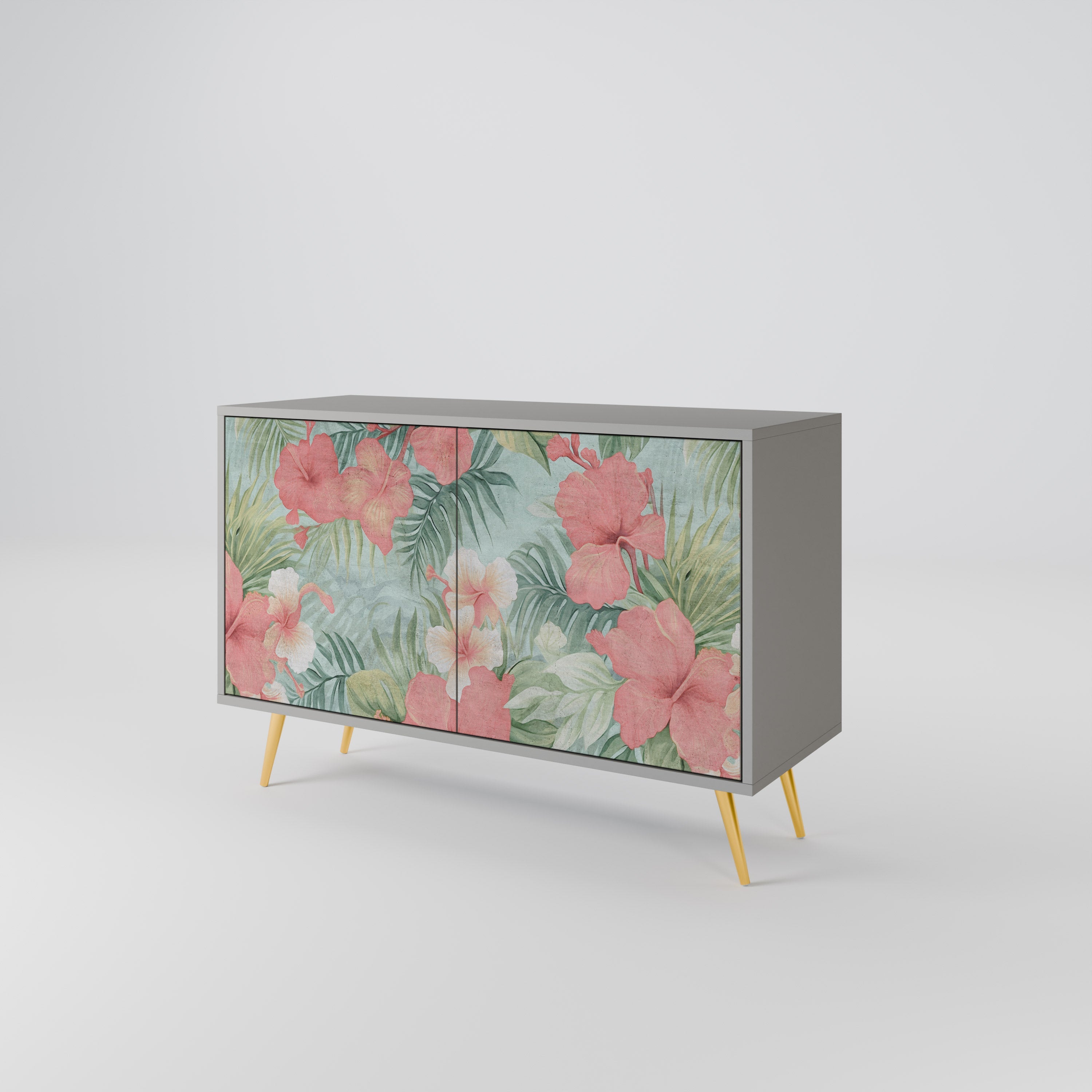 HAWAIIAN SPIRIT Sideboard mit 2 Türen in Grau