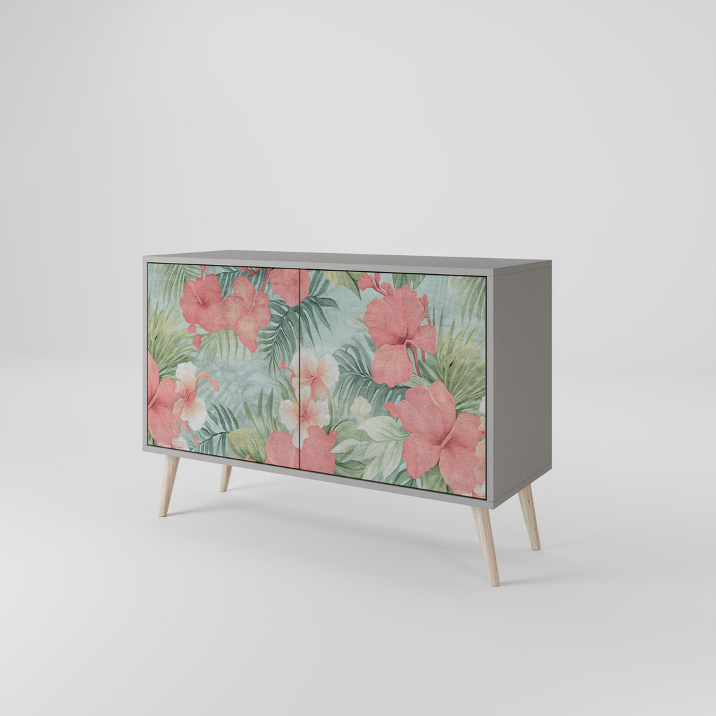 HAWAIIAN SPIRIT Sideboard mit 2 Türen in Grau