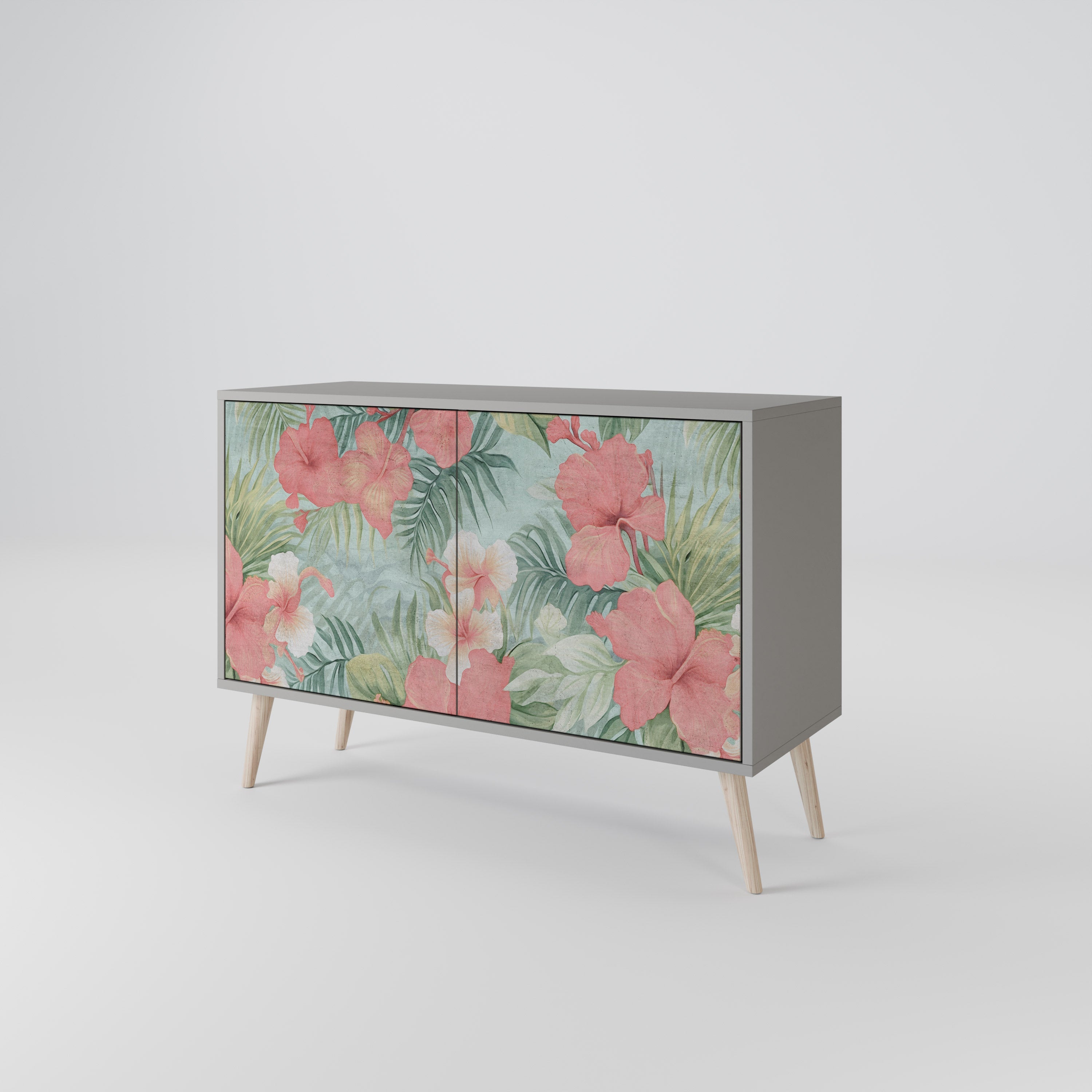 HAWAIIAN SPIRIT Sideboard mit 2 Türen in Grau
