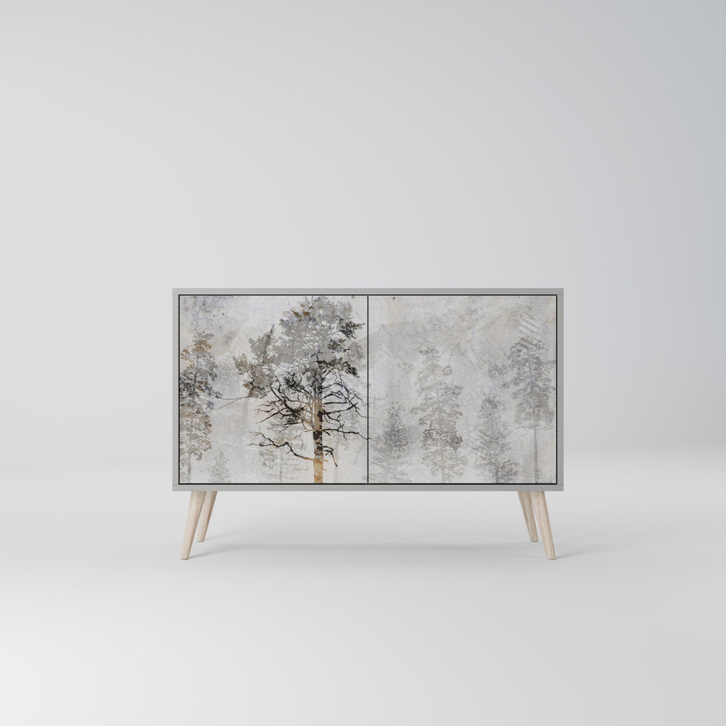FADE IN THE TREES Sideboard mit 2 Türen in Grau