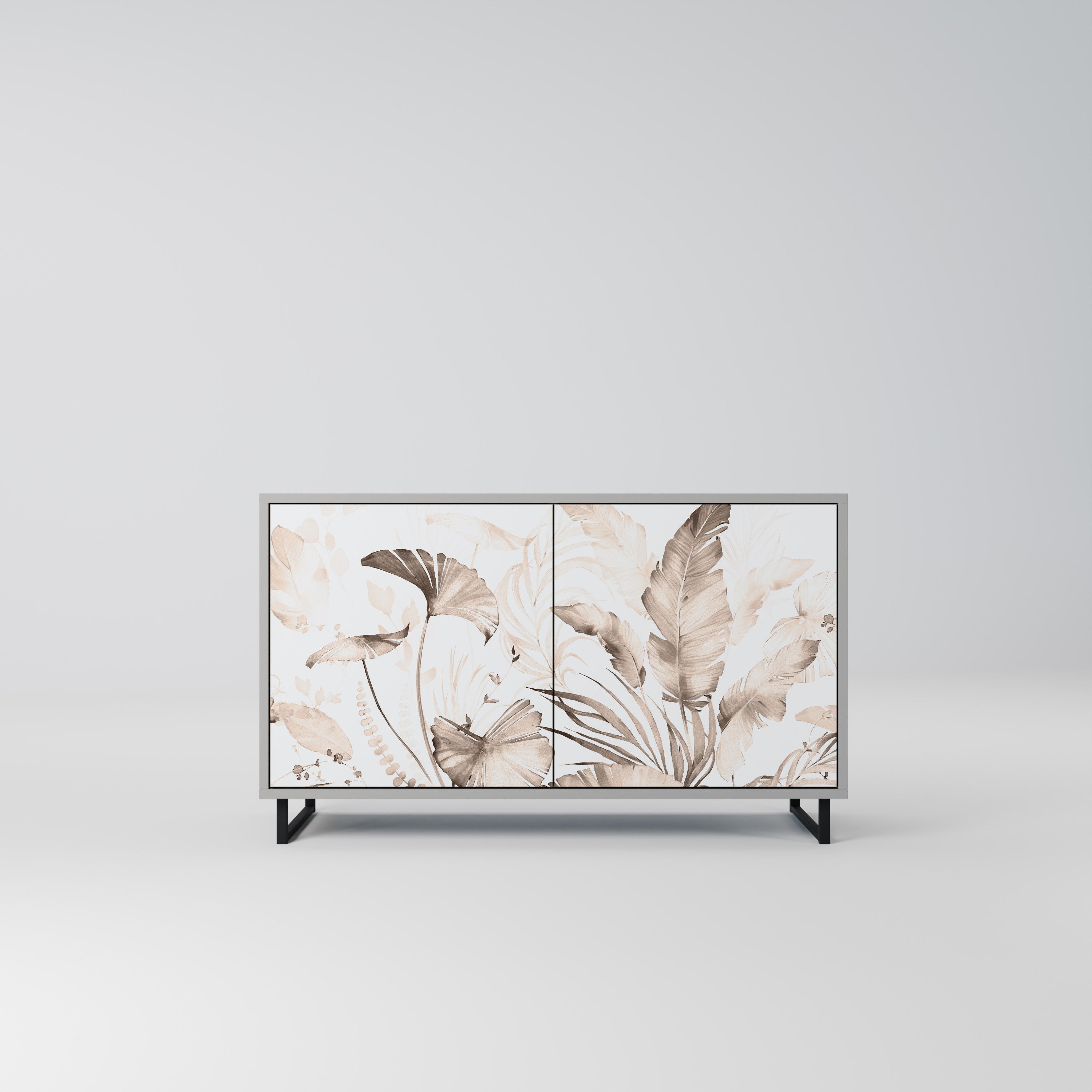 WILD TENDERNESS Sideboard mit 2 Türen in Grau