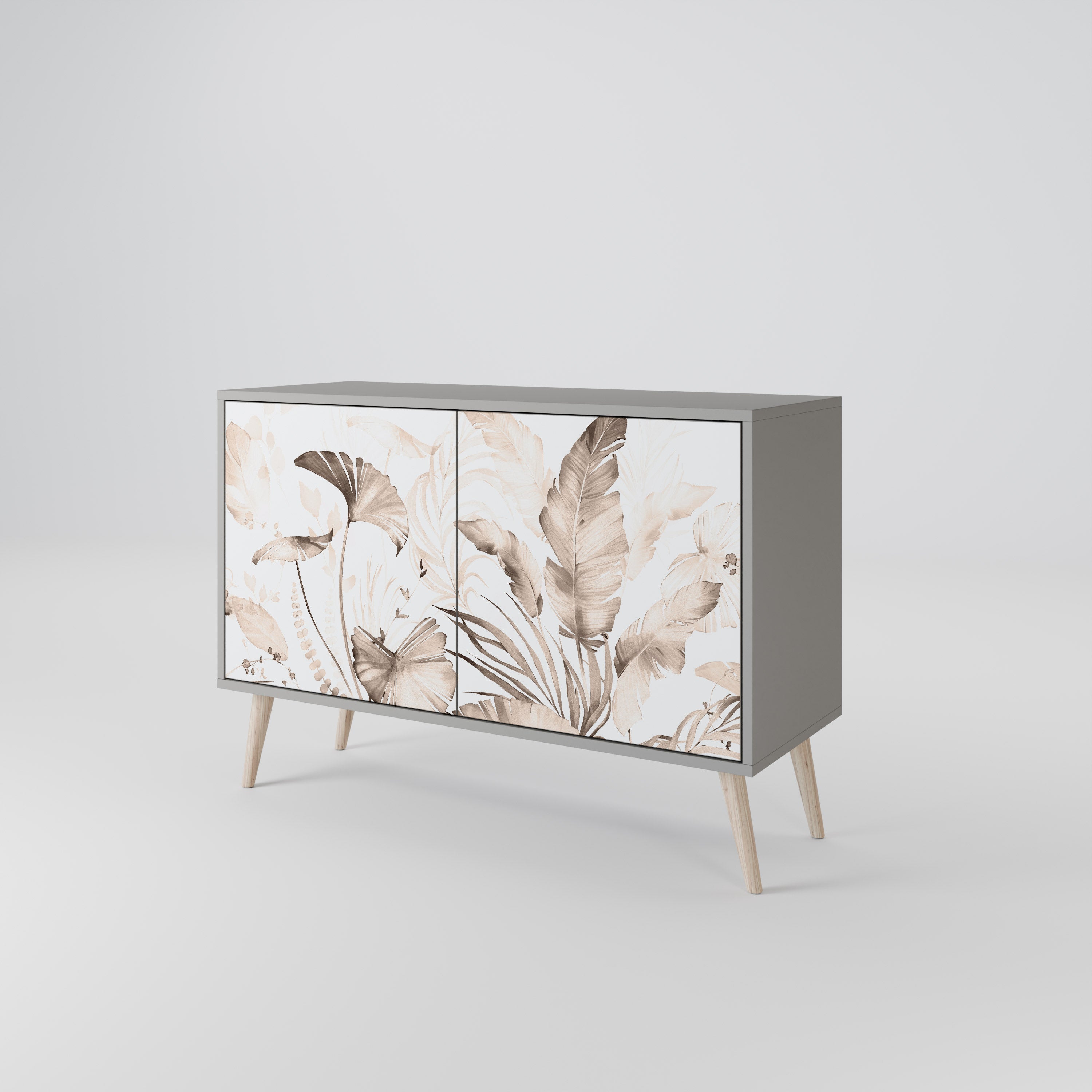 WILD TENDERNESS Sideboard mit 2 Türen in Grau