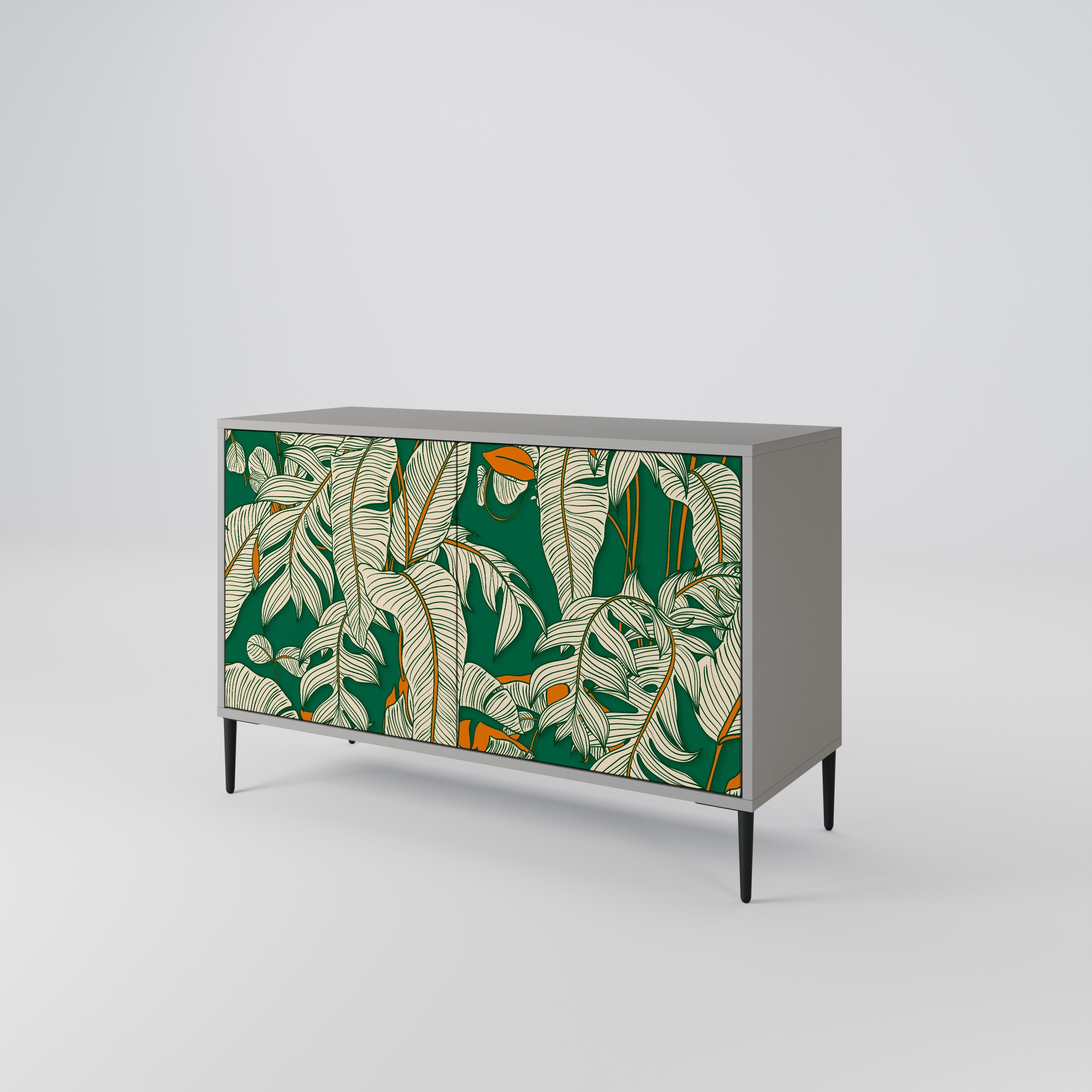 VERDANT PLEASURES Sideboard mit 2 Türen in Grau