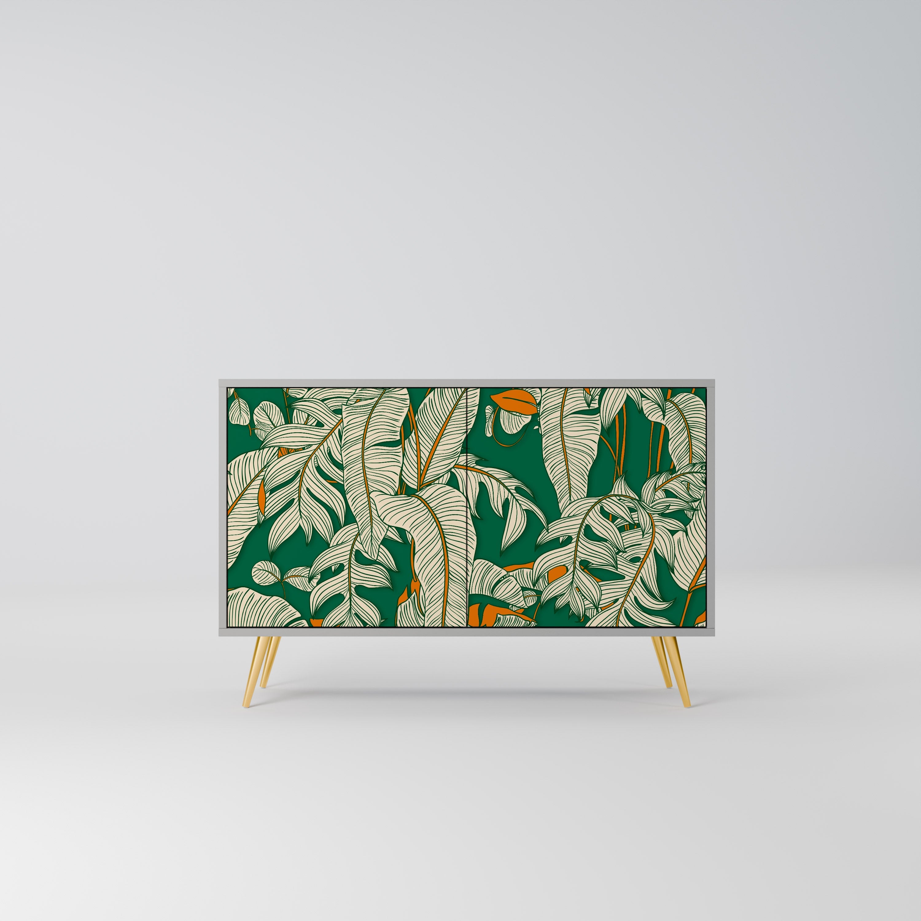 VERDANT PLEASURES Sideboard mit 2 Türen in Grau