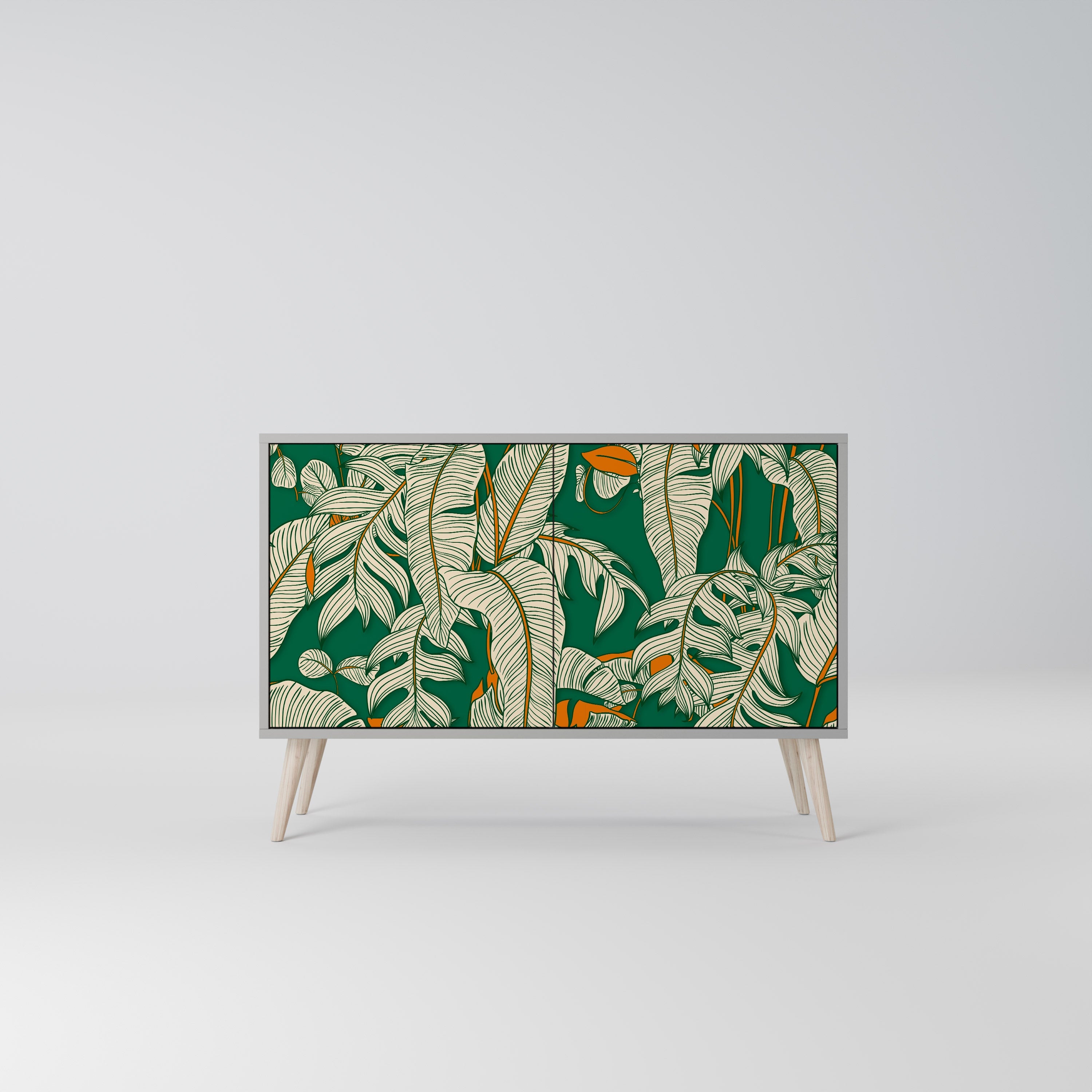 VERDANT PLEASURES Sideboard mit 2 Türen in Grau