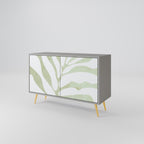 BOTANICAL SPARK Sideboard mit 2 Türen in Grau