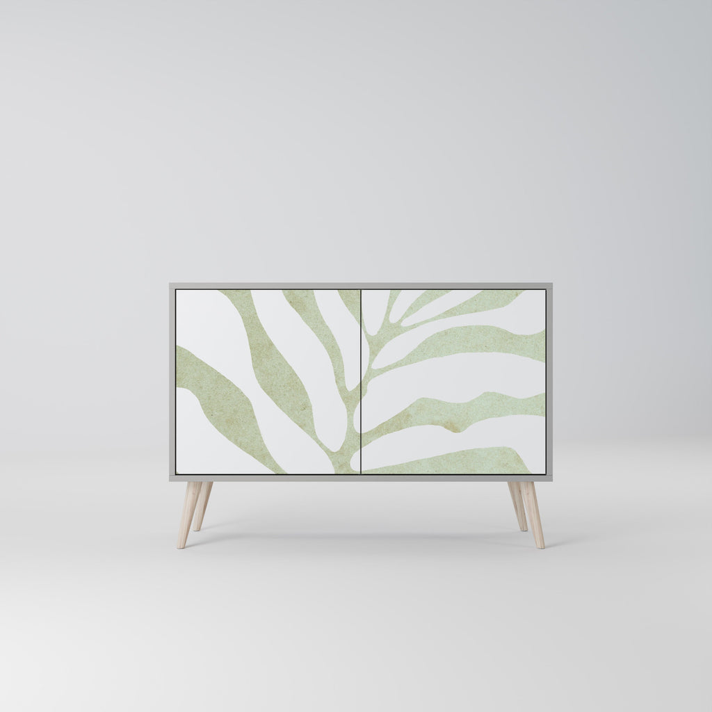 BOTANICAL SPARK Sideboard mit 2 Türen in Grau