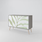 BOTANICAL SPARK Sideboard mit 2 Türen in Grau