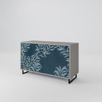 BLUE LEAVES Sideboard mit 2 Türen in Grau