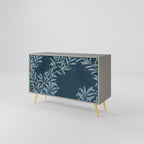 BLUE LEAVES Sideboard mit 2 Türen in Grau