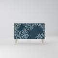 BLUE LEAVES Sideboard mit 2 Türen in Grau
