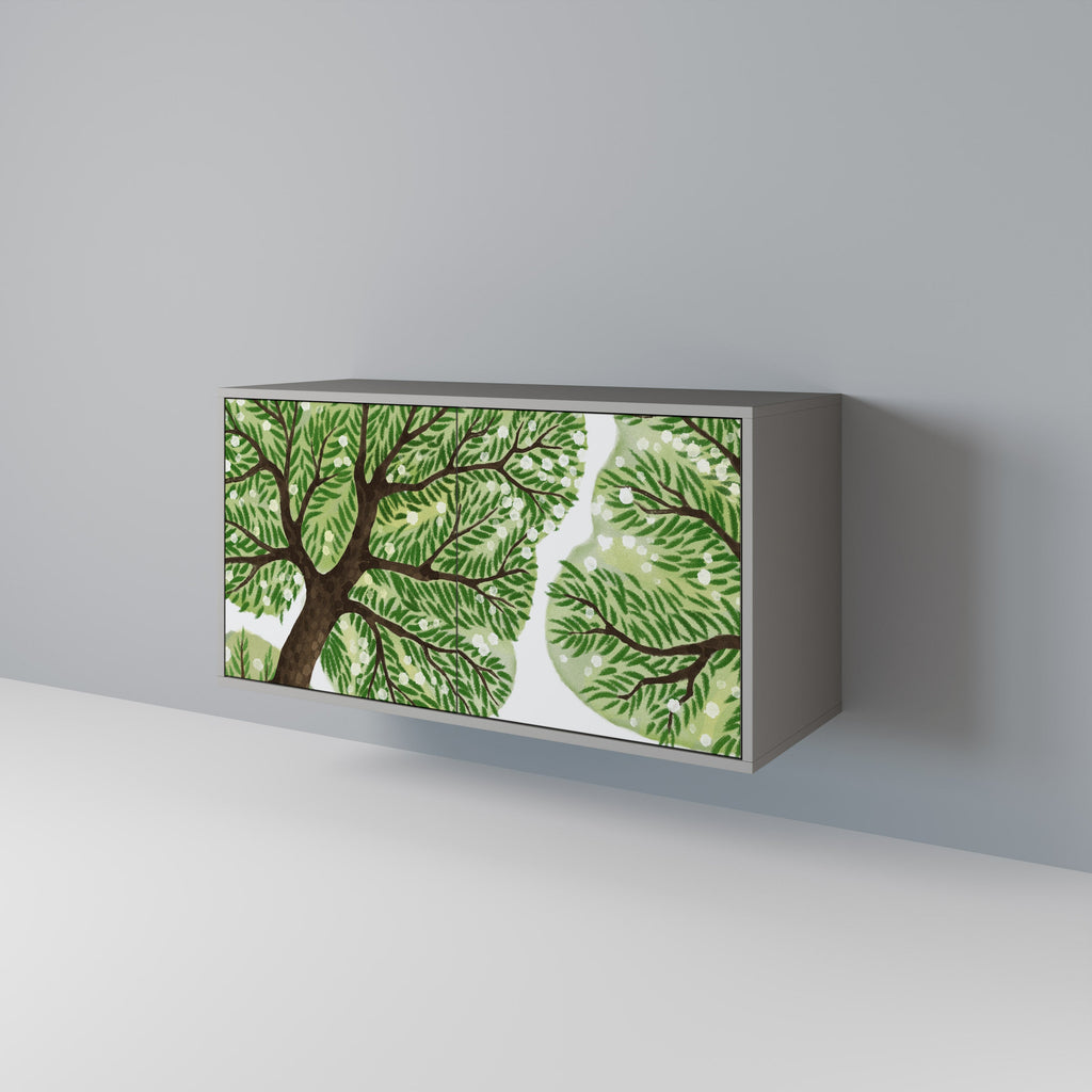 WILDERNESS DASH Sideboard mit 2 Türen in Grau