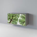 WILDERNESS DASH Sideboard mit 2 Türen in Grau