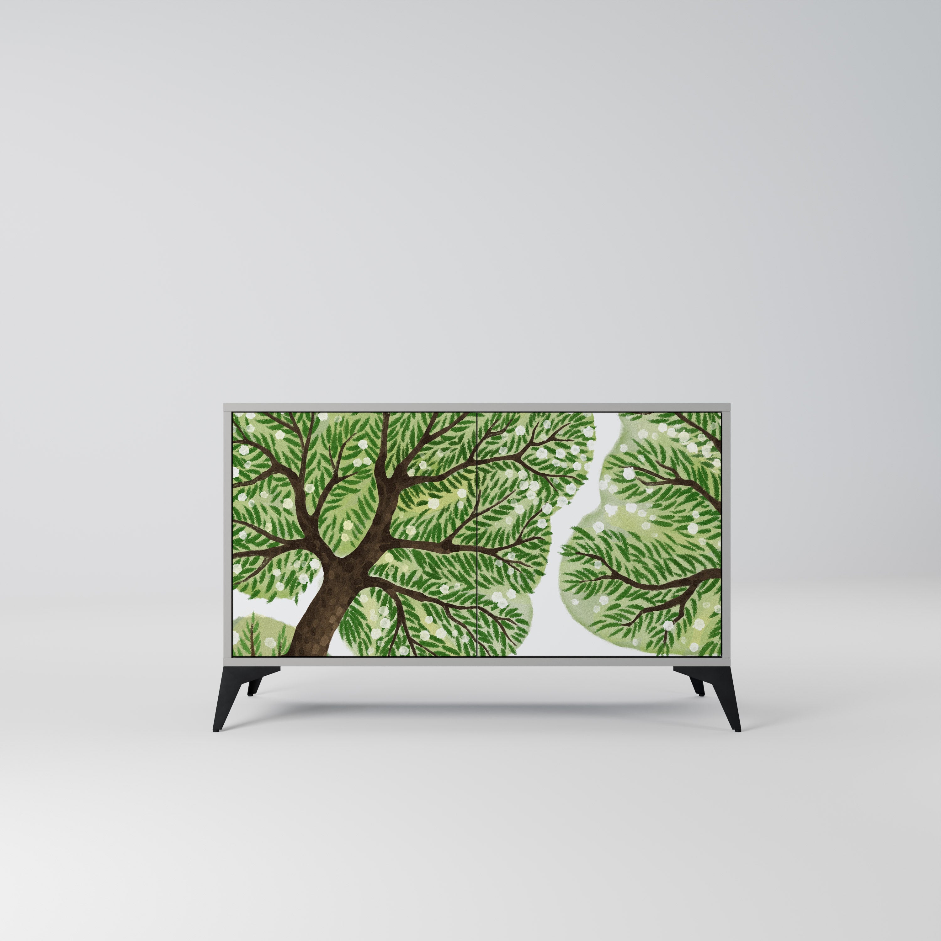 WILDERNESS DASH Sideboard mit 2 Türen in Grau