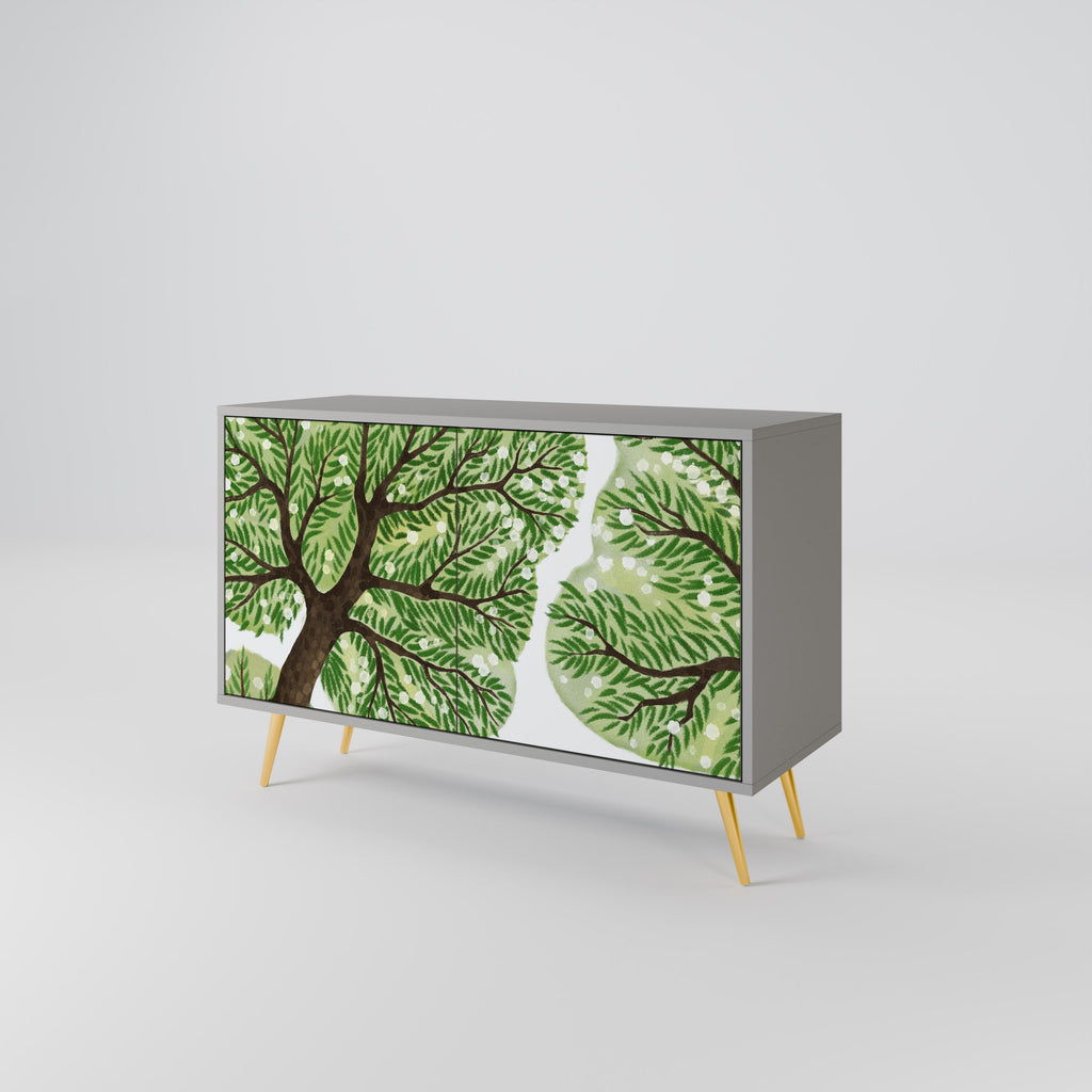 WILDERNESS DASH Sideboard mit 2 Türen in Grau