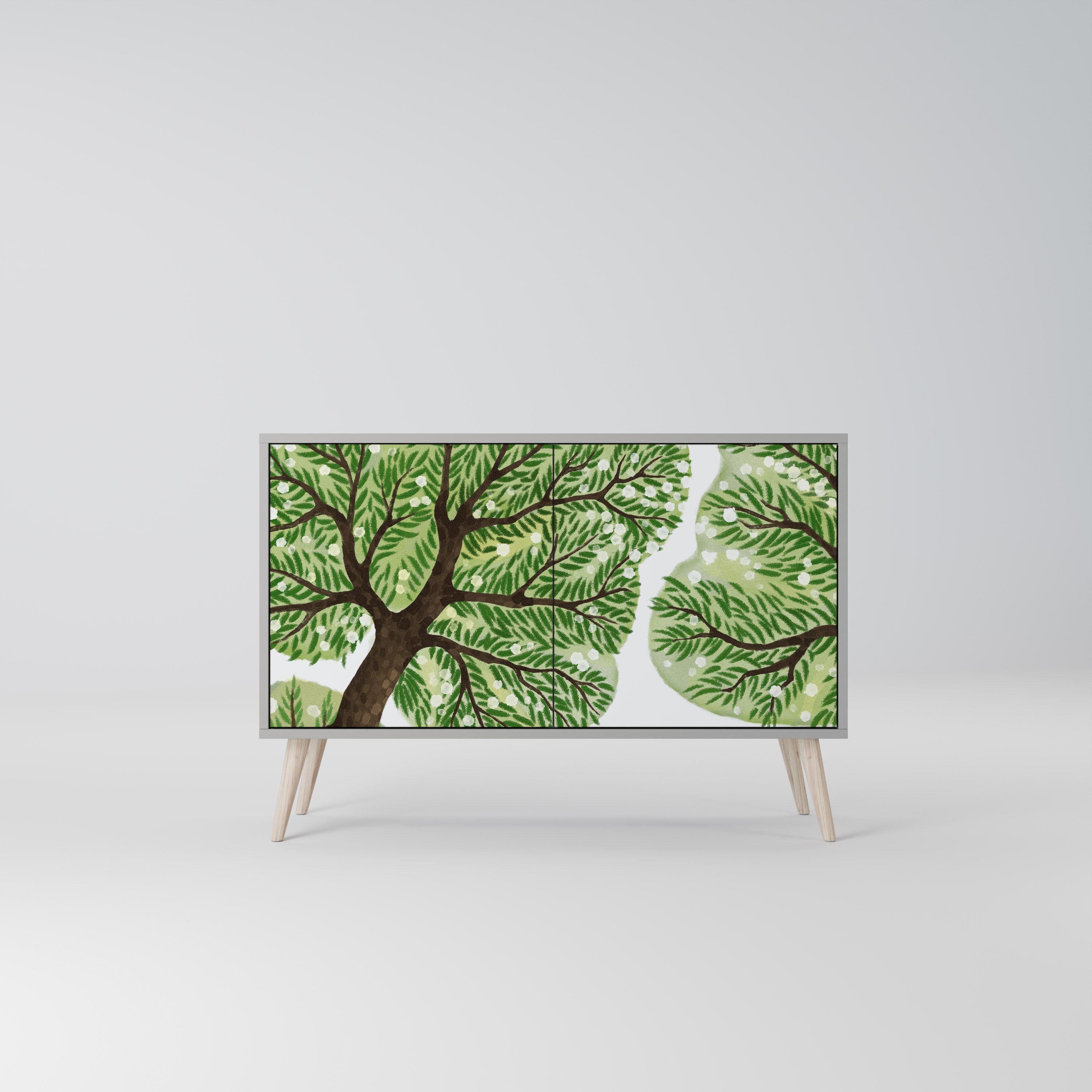 WILDERNESS DASH Sideboard mit 2 Türen in Grau