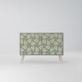 LEAVES ON GREEN Sideboard mit 2 Türen in Grau