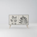 LEAFY STAMPS Sideboard mit 2 Türen in Grau