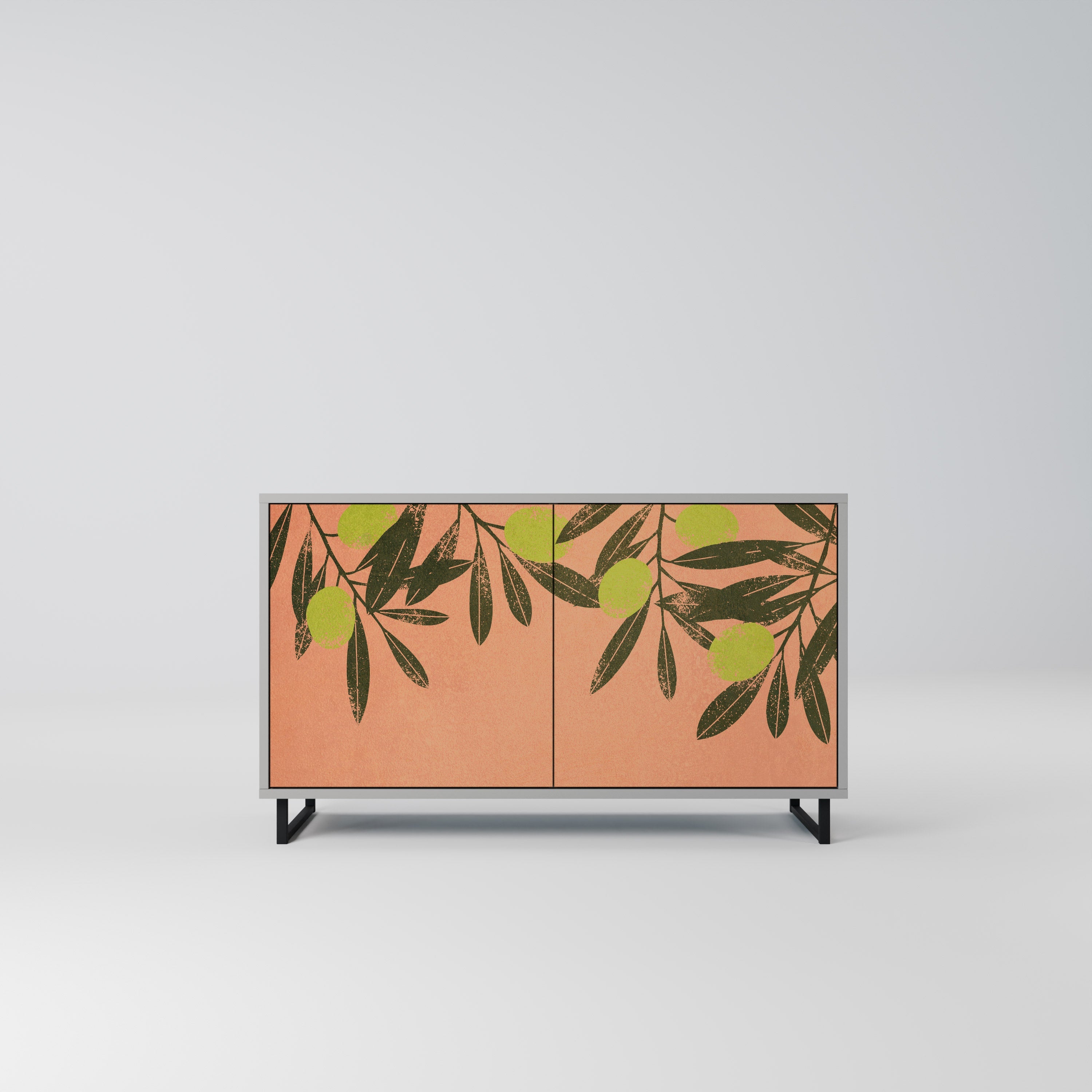 JUICY OLIVES Sideboard mit 2 Türen in Grau
