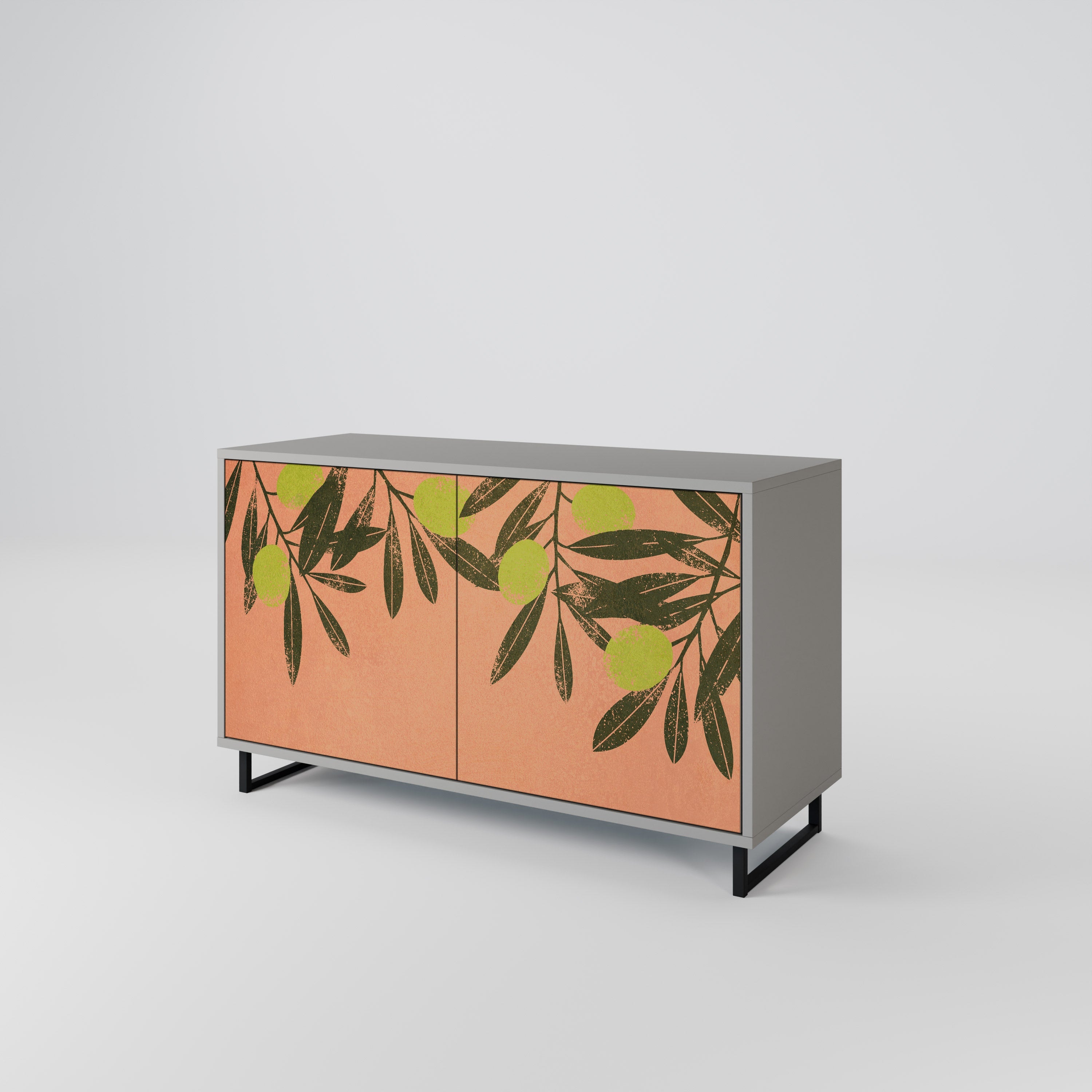 JUICY OLIVES Sideboard mit 2 Türen in Grau