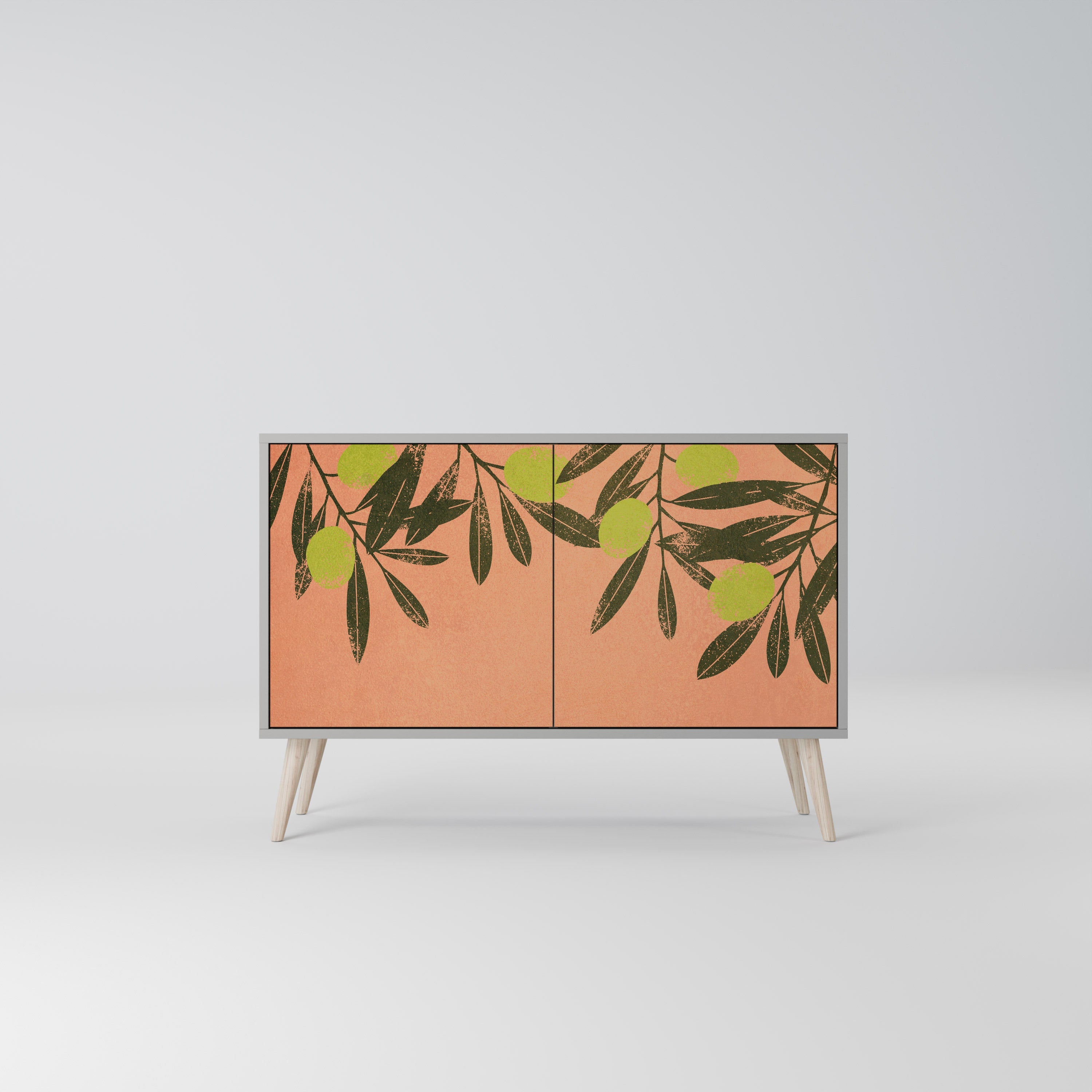 JUICY OLIVES Sideboard mit 2 Türen in Grau