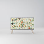 PALM SPRING Sideboard mit 2 Türen in Grau