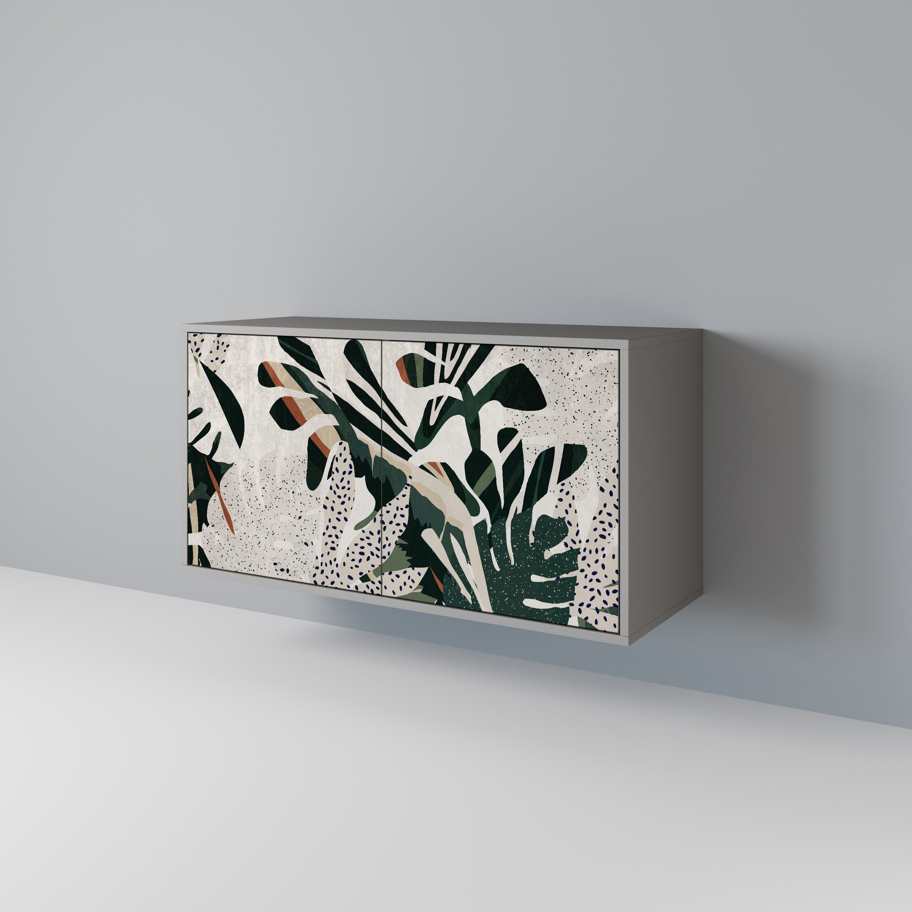 VERDURE FORMATION Sideboard mit 2 Türen in Grau